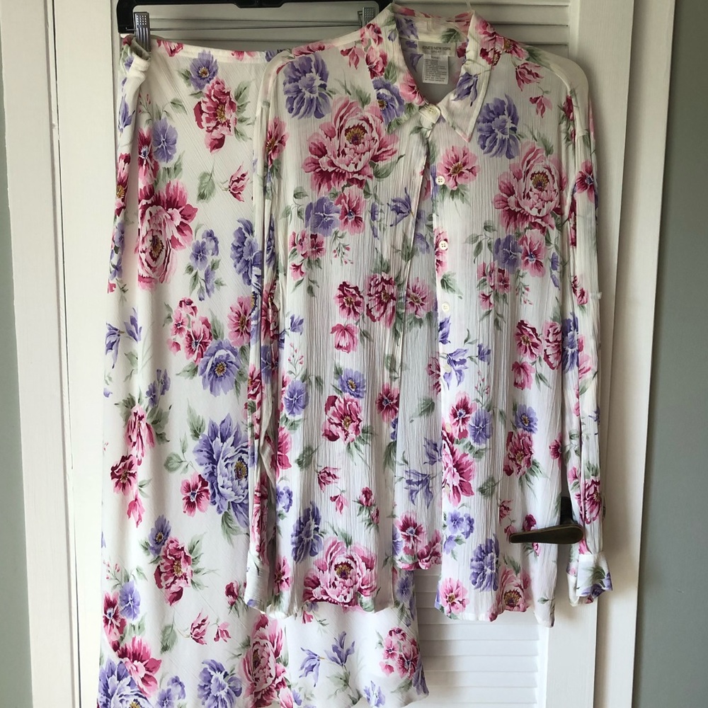 Skirt and shirt set